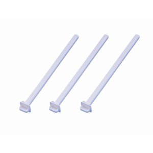 Siddestang til krydstråd, hvid 22cm