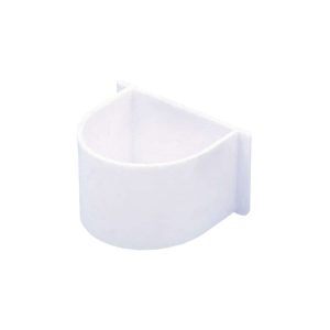 Papegøjeskål, hvid oval