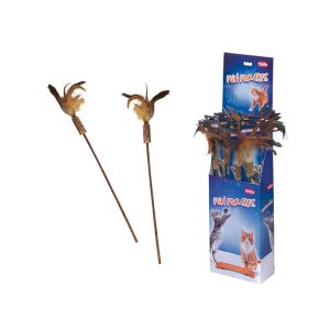 Display 18 stk. - Katte legetøj pole: 42 cm, appr. 10 cm