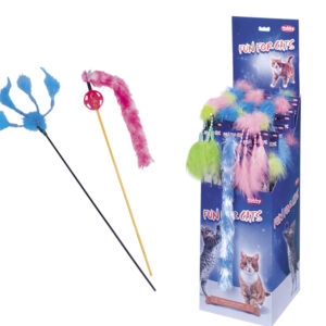 Display, fjerkost m/plys 36 stk.