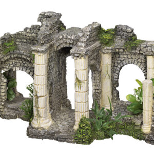 Akvariedekoration - Hadrians gate med plants