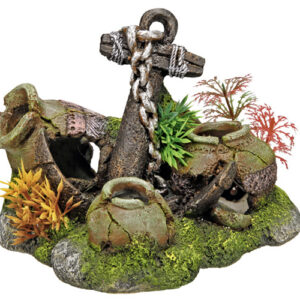 Akvariedekoration - Jars and Anchor