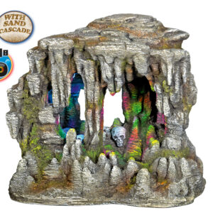 Akvariedekoration - Cave med LED