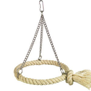 Fuglelegetøj, sisalring parakit/papegøje