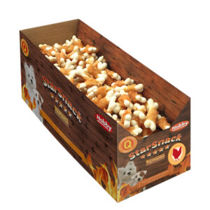 Display ca. 3 kg. - StarSnack Barbecue MINI Chicken Calcium Bone