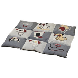 Tæppe TEDDY Classic, 58 x 80 cm, Grå/Beige