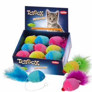 Display 16 stk., Plys fisk med Catnip