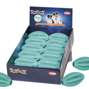 Display 12  stk.., Gummi rugby DENTAL LINE