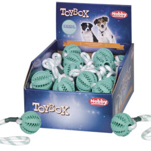 Display 32 stk.., Gummi bold med reb DENTAL LINE