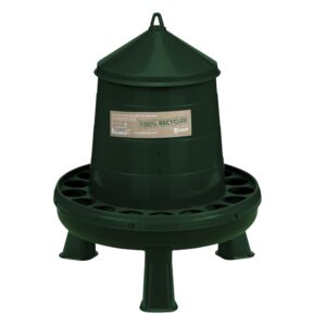 Fjerkræ foderautomat - RECYCLE med plastik ben