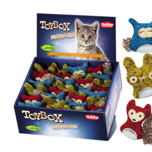 Display 30  stk. - Stofdyr med plys og catnip