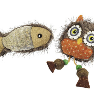 Display 12  stk. - Plys dyr med Catnip