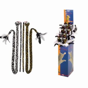 Display 12  stk. Drillepind med plys snake