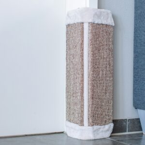 Kradsebræt til hjørne med plys