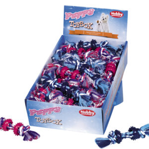 Display 48 stk. - Reblegetøj med gummi til hvalpe