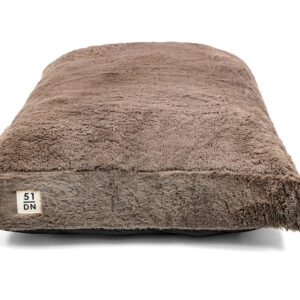 51 - Supersoft - Boxpillow - Dark Brown - M: 100x70cm