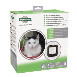 PetSafe Manual Cat Flap brun / hvid