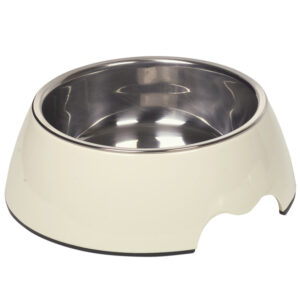 Melamin- & stålskål "Nobly", creme