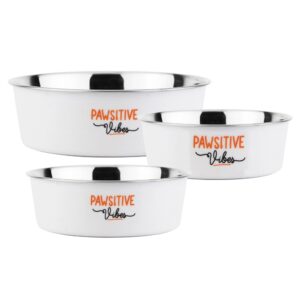 Rustfrit stål skål FUSION, anti slip