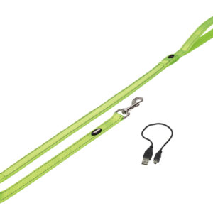 Hundesnor FLASH MESH neon gul M-L: L120 cm w25 mm