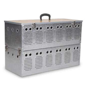 Dobbeltrumskurv t. 12 duer, 70 x 31 x 46 cm (b)