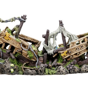 Akvariedekoration - Battle Ship XXL