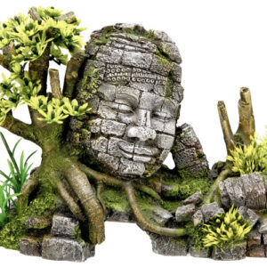 Akvariedekoration - Angkor Watt med plants