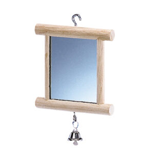 Dobbeltsidet spejl m/klokke