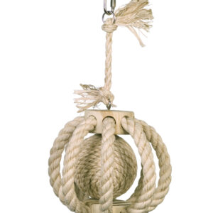 Bur legetøj klatre ring med bold 30 x 14 cm