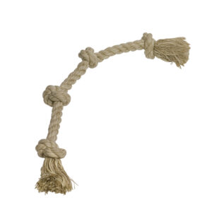 Reb, 4 knuder, Sisal-Cotton-Mix - 60 cm