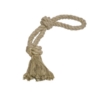 Reb, dobbelt 2 knuder, Sisal-Cotton-Mix - 55cm