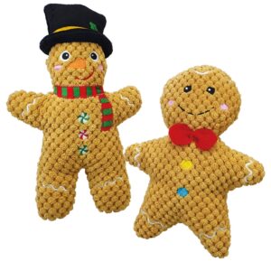 Plush Xmas gingerbread figures, Strip 12 pcs, 20+22 cm