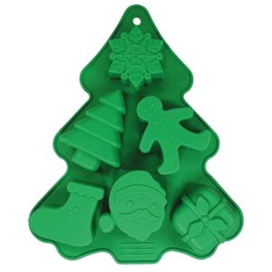 Xmas silicon baking mat "Xmas Tree", 22 x 18 cm