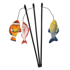 Display 9 stk. - Drillepind med fisk og Catnip