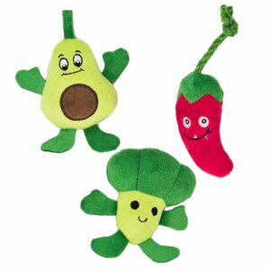 Display 18 stk., Plys toys VEGI med Catnip