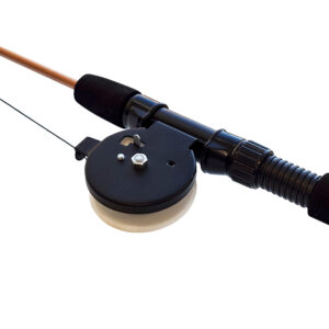 Fiskestang med fisk med catnip