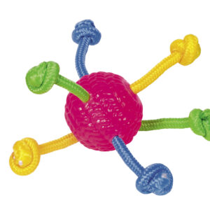 TPR Bold med reb legetøj Ø 8 cm