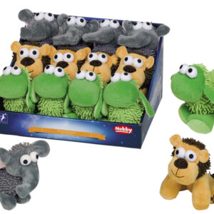 display 12  stk., Moppy Toy får/Elefant/Løve