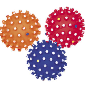 Vinyl legetøj, bold m. lyd