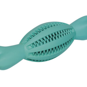 Gummi rugbybold med ben DENTAL LINE