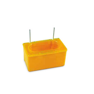 Foder/vand-trug til rede m. låg (B)