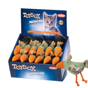 Display 12 stk. - stof fugl med matatabi