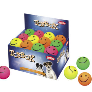 Display 24  stk. - Foam Gummi Smiley bolde