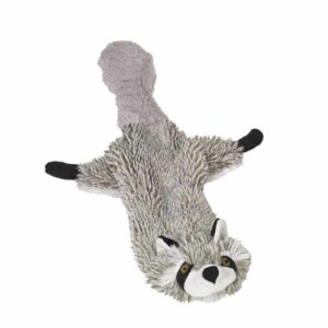 Plysdyr, vaskebjørn flad