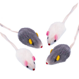 Pelsmus korthåret 5cm 4 stk.