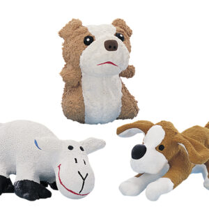 Latex hund, bjørn, får