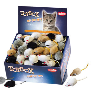 Display pelsmus, korthåret 140 stk. 5cm