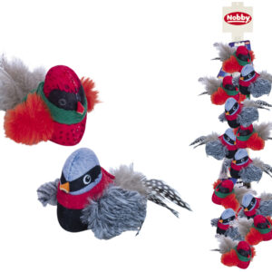 Strip 12  stk., Plys fugl med lyd