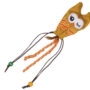 Plys ugle med træbold