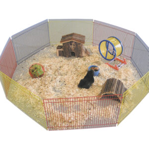 Hamster løbebur 8 gitre 34x23cm